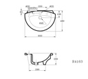 مانتا حوض كونترتوب 60 سم IDEAL STANDARD