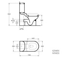 مانتا مرحاض صرف بالدش IDEAL STANDARD