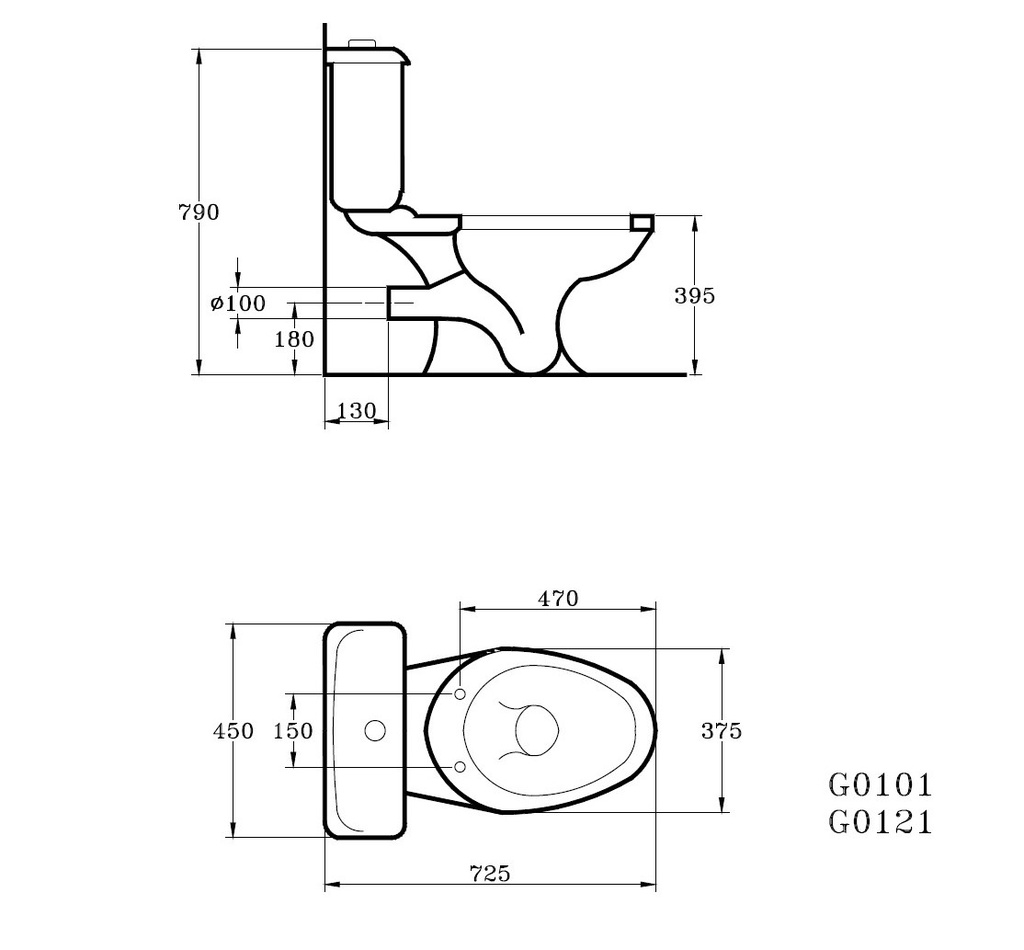 نيو كابري مرحاض صرف P بالدش IDEAL STANDARD