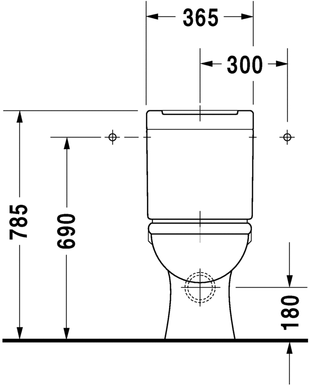 دارلينج مرحاض بالدش DURAVIT
