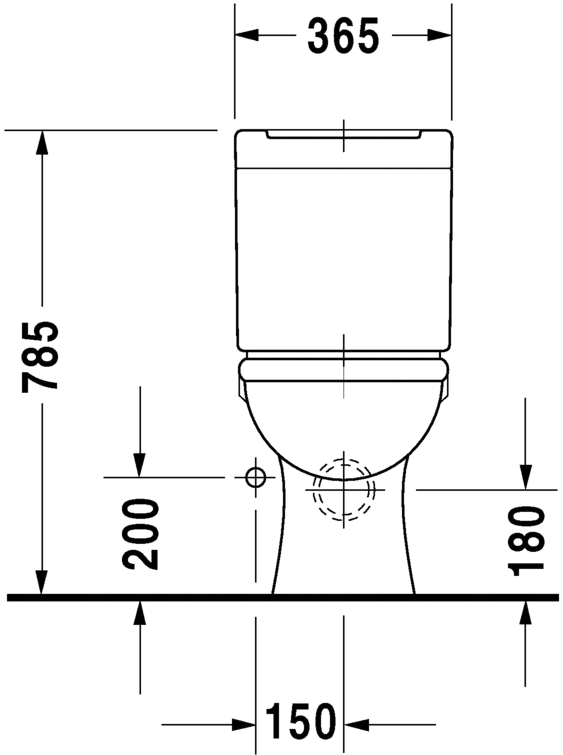 دارلينج مرحاض بالدش DURAVIT