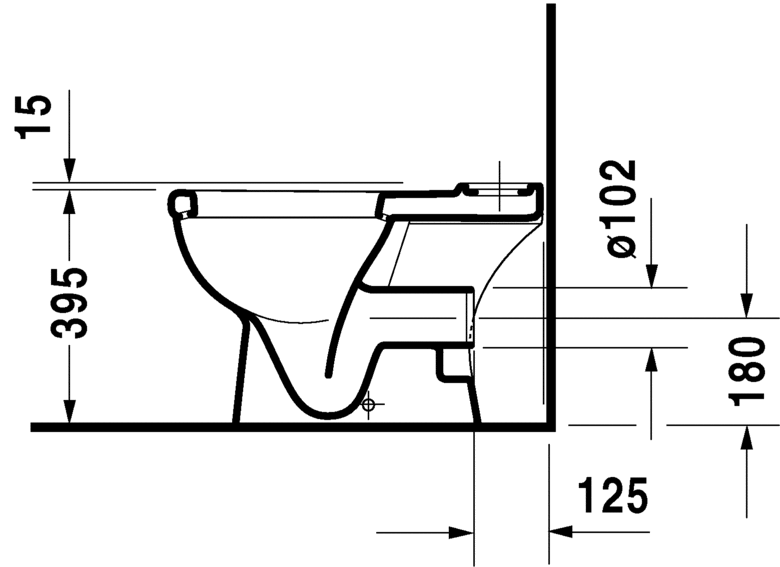 دارلينج مرحاض بالدش DURAVIT