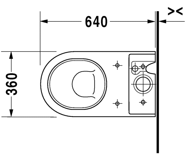 دارلينج مرحاض بالدش DURAVIT
