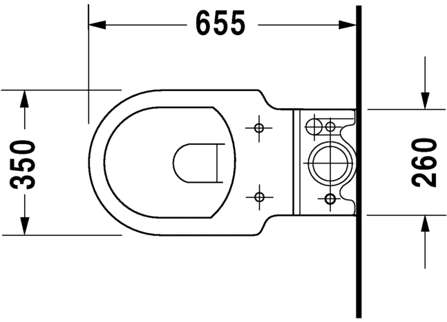 ديلاركو مرحاض بالدش DURAVIT