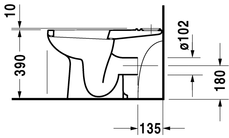 ديلاركو مرحاض بالدش DURAVIT