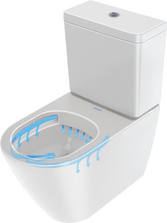 دي نيو مرحاض ارضي بالدش DURAVIT