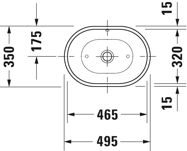 فوستر حوض كونترتوب 35*49 سم DURAVIT
