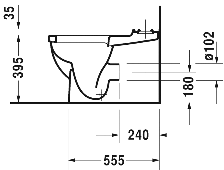 شتارك 3 مرحاض ارضي بالدش DURAVIT