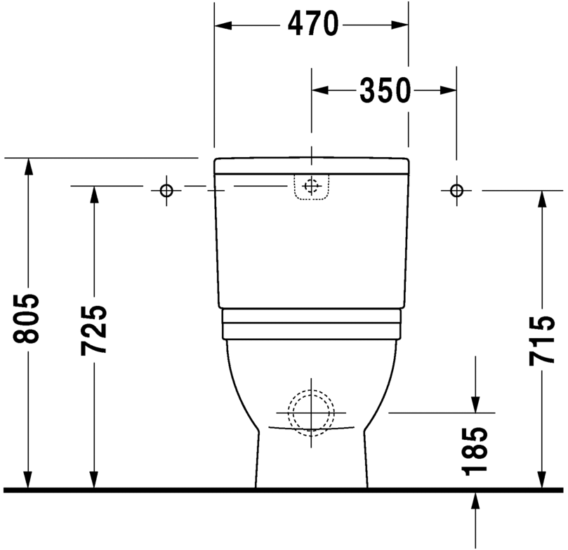 شتارك 3 مرحاض كبير بالدش DURAVIT