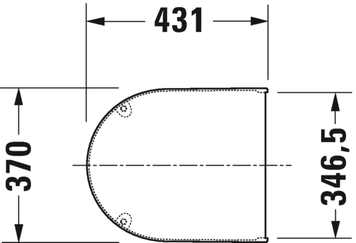 شتارك 3 سيديلي بلاستك DURAVIT