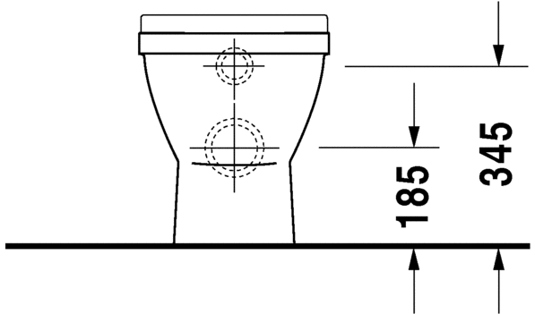 شتارك 3 مرحاض ميني بالدش DURAVIT