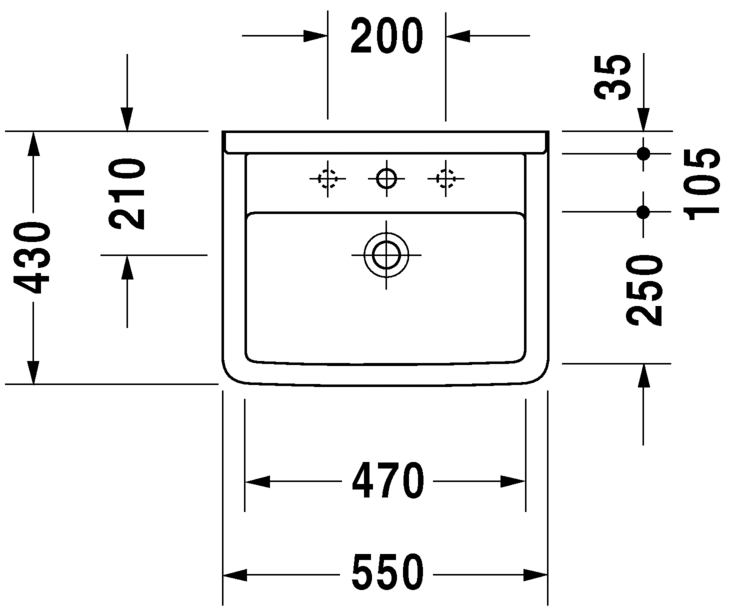 شتارك 3 حوض DURAVIT