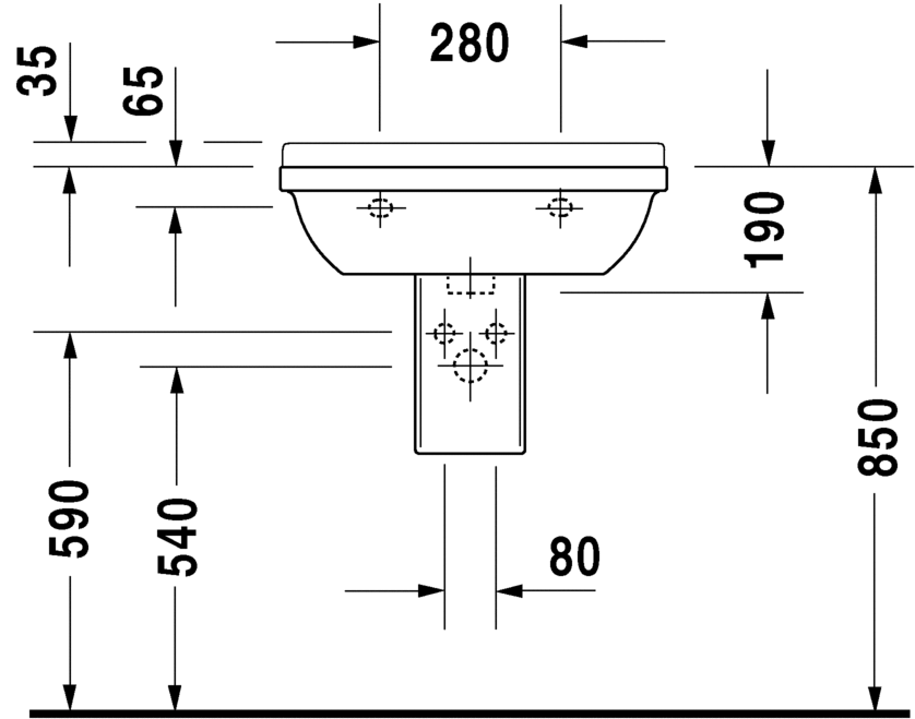 شتارك 3 حوض DURAVIT