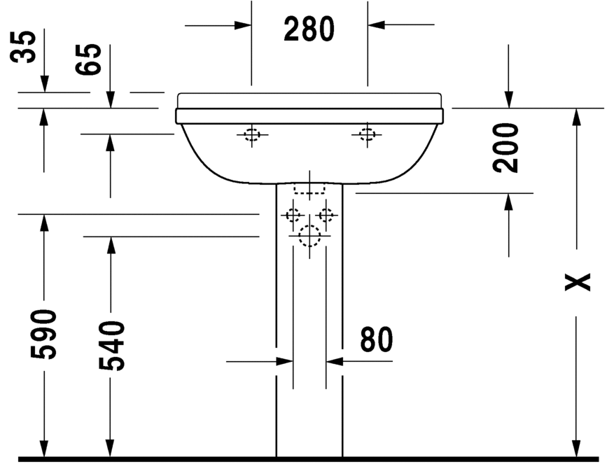 شتارك 3 حوض DURAVIT