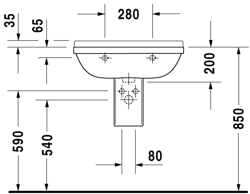 شتارك 3 حوض DURAVIT