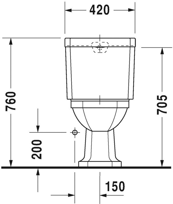 مجموعة 1930 مرحاض بالدش S/P DURAVIT