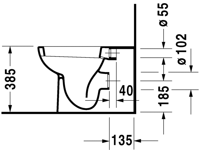 دي كود مرحاض ميني بالدش DURAVIT