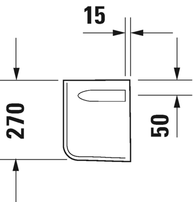 دي كود ركبة حوض 65&60&55&50 سم DURAVIT