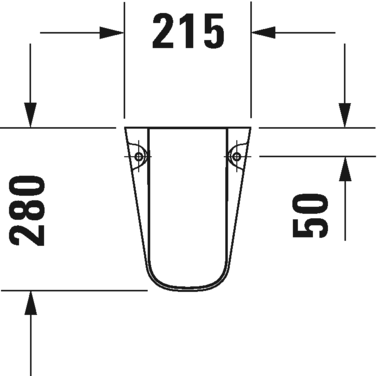 دي كود ركبة حوض 65&60&55&50 سم DURAVIT