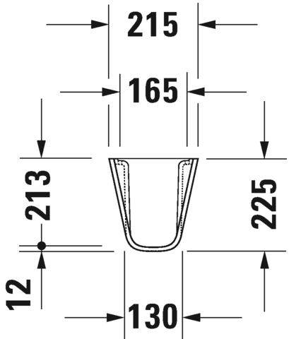 دي كود ركبة حوض 65&60&55&50 سم DURAVIT