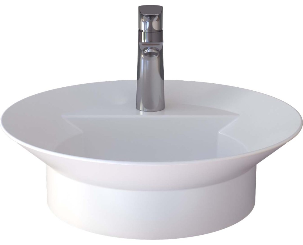MAGO over-counter washbasin SOLID SURFACE 42CM SANIPURE