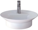 MAGO over-counter washbasin SOLID SURFACE 42CM SANIPURE