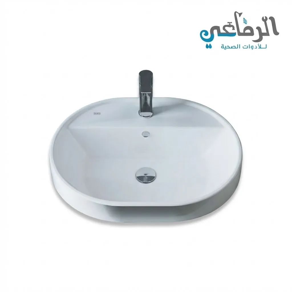 فينوس حوض كونترتوب 60سم SANIPURE (ابيض)