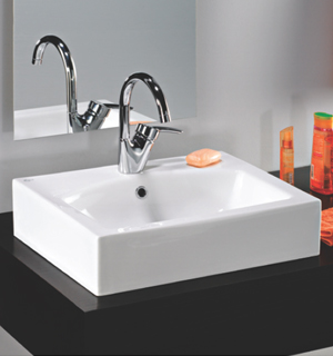 بلان حوض يثبت فوق سطح افقي 44*56 سم IDEAL STANDARD (WHITE)