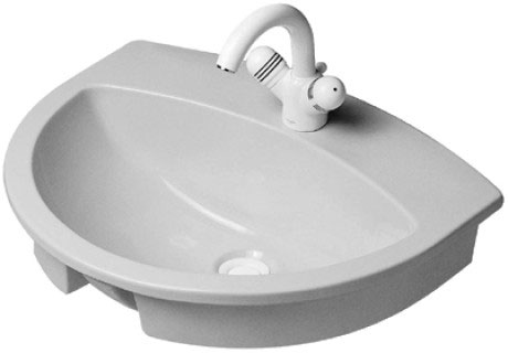 ديلاركو حوض كونترتوب 62 سم DURAVIT (WHITE)