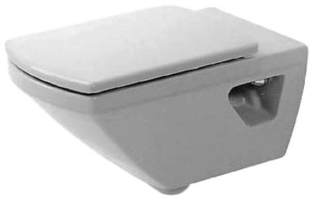 كارو مرحاض معلق بالدش بدون محبس هايجينجليز DURAVIT (ابيض)