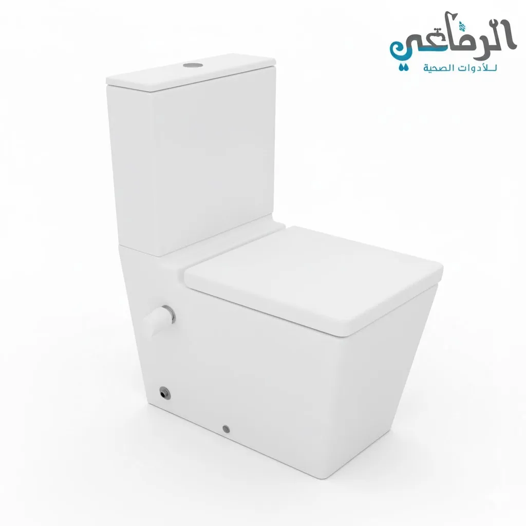 مرحاض كيبلر ارضي كامل SANIPURE (ابيض, عادي)