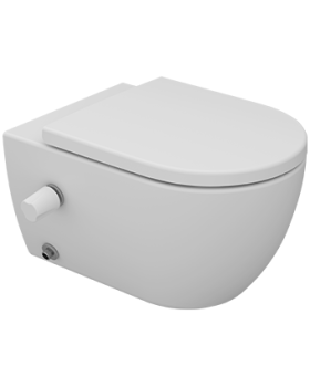 مرحاض فيجا معلق كامل SANIPURE  (ابيض, عادي)