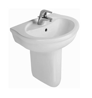 حوض سان ريمو 45 سم بالعامود IDEAL STANDARD