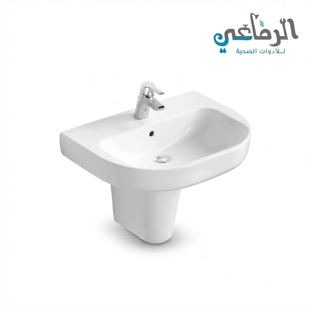 حوض بلايا بالعامود IDEAL STANDARD (ابيض, نص عامود, 65 CM)