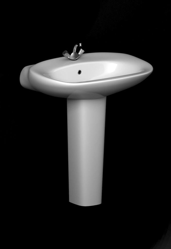 كليو حوض GRAVINA (WHITE, 60 CM)