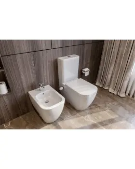 مرحاض ماجنوس ارضي كامل SANIPURE (ابيض, عادي)