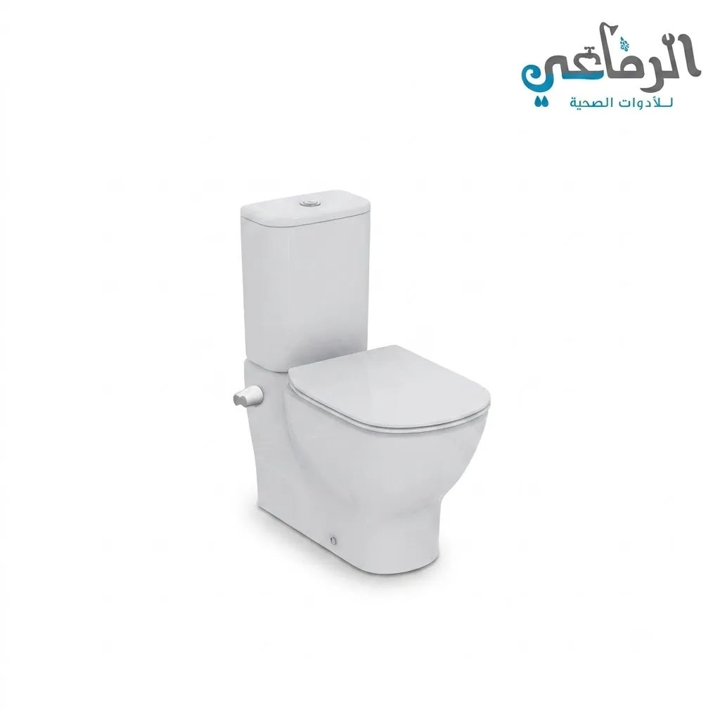مرحاض تيسي ارضي ملاصق للحائط كامل IDEAL STANDARD (عادي)