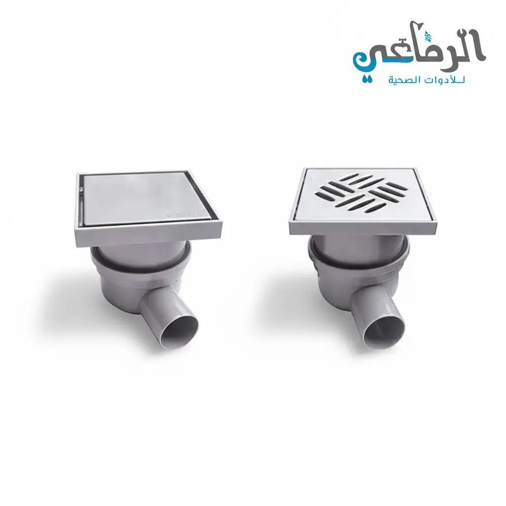 [375020060] بيبة شاور KESSEL (10 CM, غطاء صفاية)