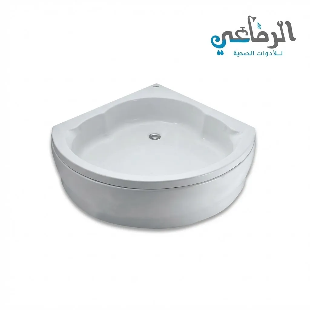 بانيو قدم كورنر بالجانب سوبر شاور IDEAL STANDARD (WHITE, 90*90 CM)