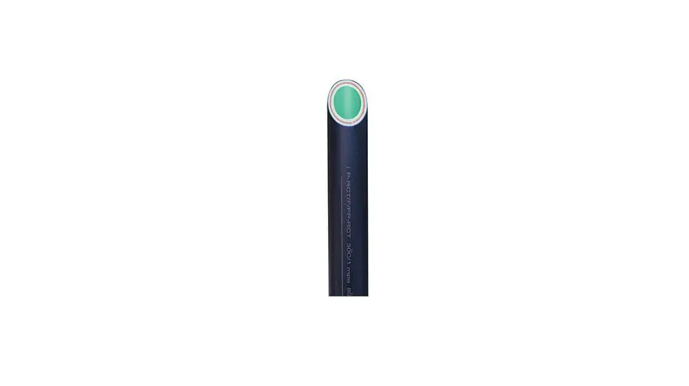 Pipe with fiber Reinforced UV in Black  B.R