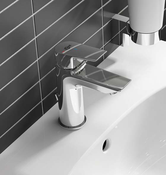 تيسي خلاط حوض شجره قصير مع طابق و فايز IDEAL STANDARD