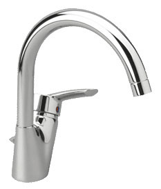 يوروستورم خلاط شجره بقنطره عاليه متحركه مع طابق و فايز IDEAL STANDARD