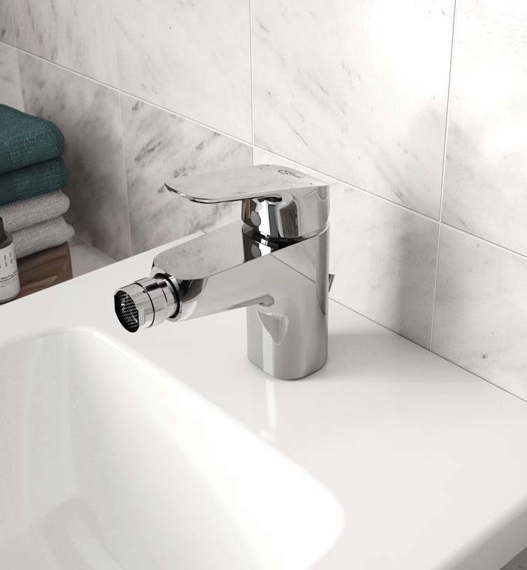 نيو سيرافليكس خلاط للبديه مع طابق وفايظ IDEAL STANDARD