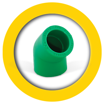 كوع مفتوح بولي ROKA PLAST (1/2 INCH)