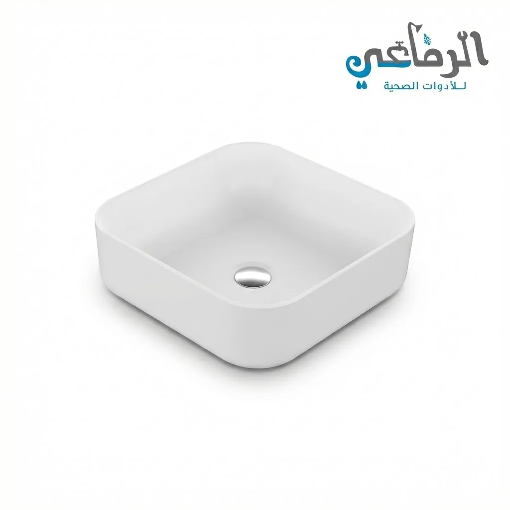 افونا حوض فوق رخامه 39*39 سم SANIPURE (ابيض)