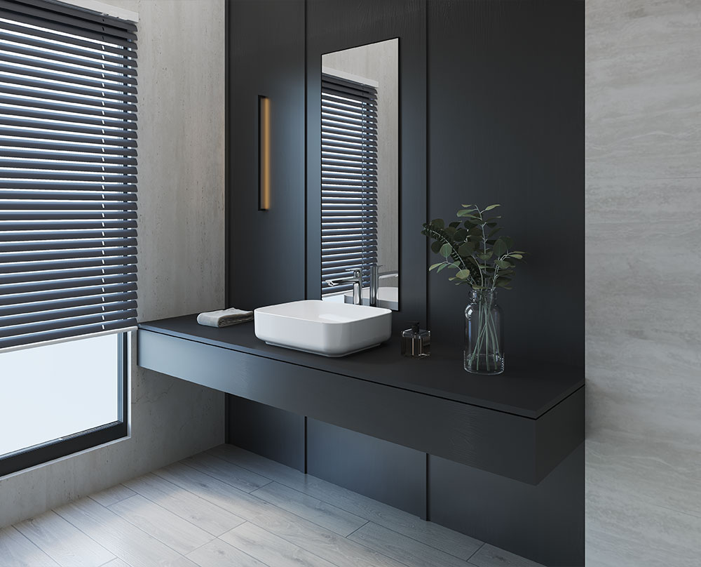 افونا حوض فوق رخامه 40*51 سم SANIPURE (ابيض)