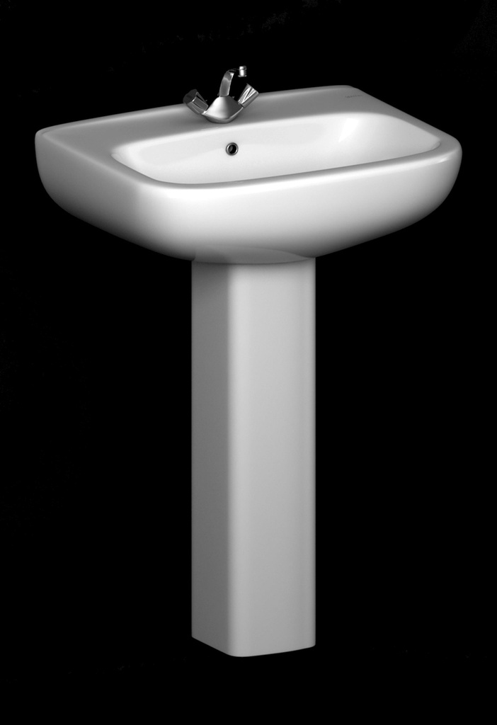 بيكلو حوض 60سم  GRAVENA (WHITE, HALF PEDESTAL)