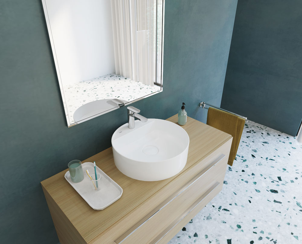 TITAN over-counter washbasin 48CM SANIPURE (WHITE)