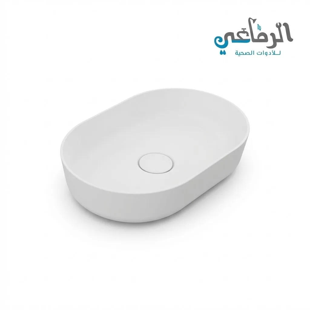 [050660XX00W] تيتان حوض كونترتوب 60 سم SANIPURE (ابيض)