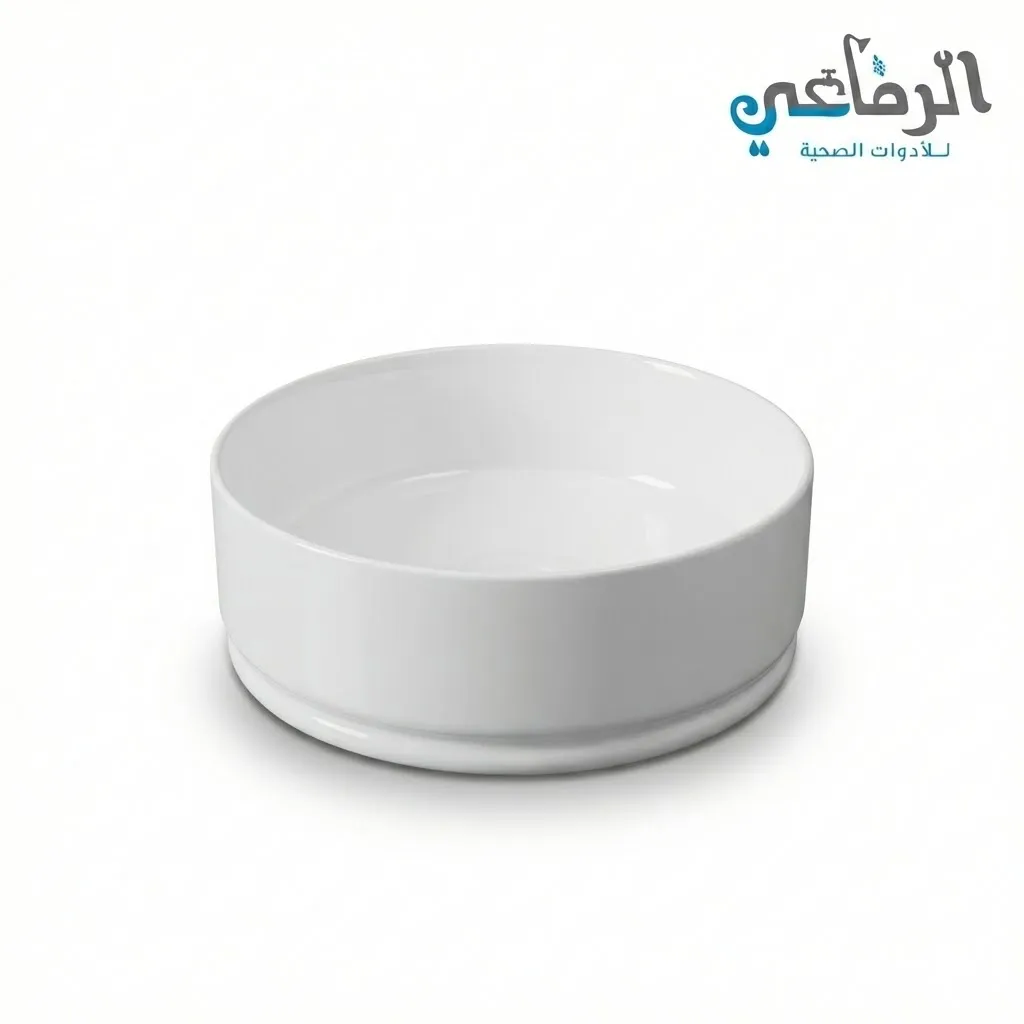 هيليوس حوض فوق رخامة 35.5 سم SANIPURE (ابيض)